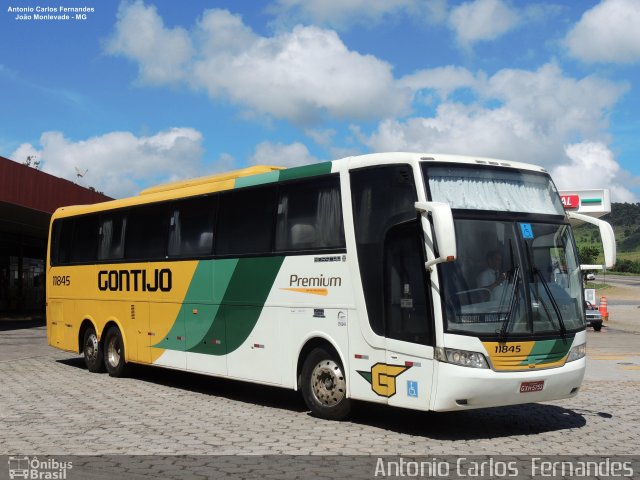 Empresa Gontijo de Transportes 11845 na cidade de João Monlevade, Minas Gerais, Brasil, por Antonio Carlos Fernandes. Número da foto: #5433710.