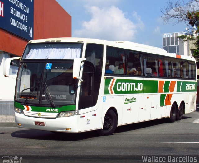 Empresa Gontijo de Transportes 20210 na cidade de Rio de Janeiro, Rio de Janeiro, Brasil, por Wallace Barcellos. ID da foto: 5434854.