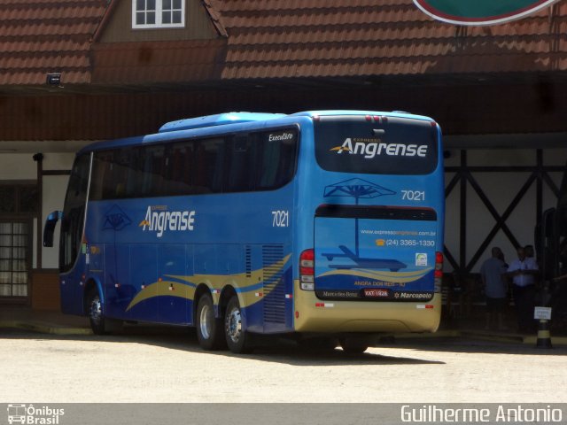 Expresso Angrense 7021 na cidade de Itatiaia, Rio de Janeiro, Brasil, por Guilherme Antonio. Número da foto: #5433549.