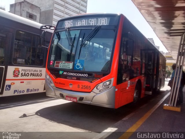 Viação Gato Preto 8 2565 na cidade de São Paulo, São Paulo, Brasil, por Gustavo Oliveira. Número da foto: #5433115.