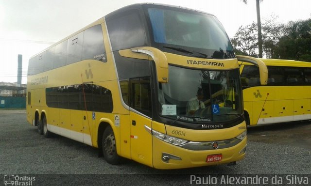 Viação Itapemirim 60014 na cidade de Tietê, São Paulo, Brasil, por Paulo Alexandre da Silva. Número da foto: #5435880.