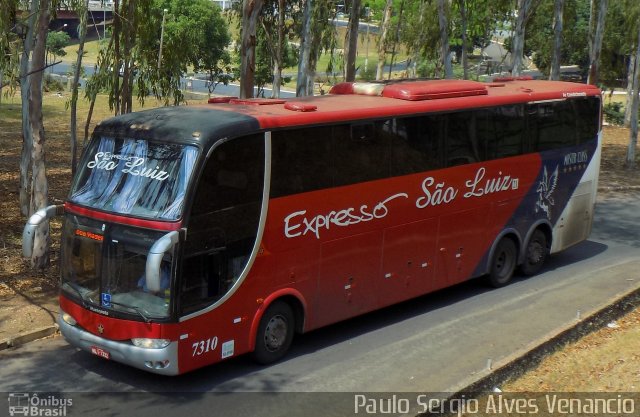 Expresso São Luiz 7310 na cidade de Cuiabá, Mato Grosso, Brasil, por Paulo Sergio Alves Venancio. ID da foto: 5435223.