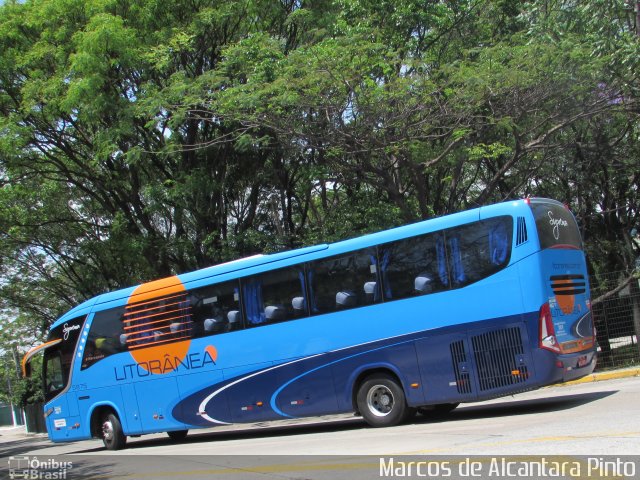 Litorânea Transportes Coletivos 5875 na cidade de São Paulo, São Paulo, Brasil, por Marcos de Alcantara Pinto. ID da foto: 5434947.