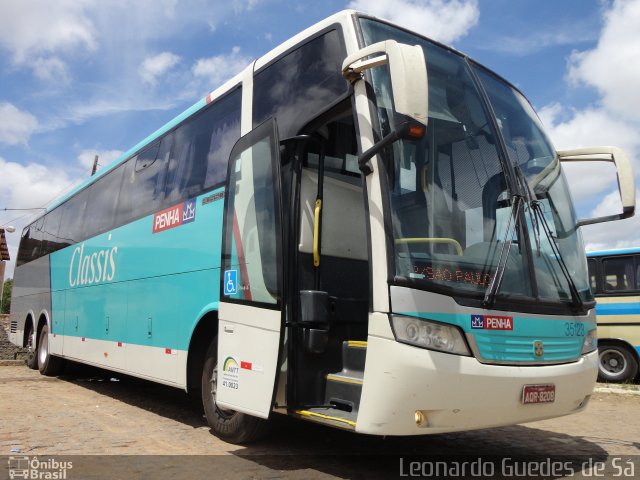 Empresa de Ônibus Nossa Senhora da Penha 35123 na cidade de Vitória da Conquista, Bahia, Brasil, por Leonardo Guedes de Sá. ID da foto: 5435413.