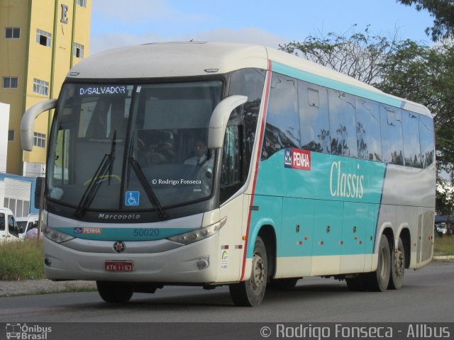 Empresa de Ônibus Nossa Senhora da Penha 50020 na cidade de Caruaru, Pernambuco, Brasil, por Rodrigo Fonseca. Número da foto: #5434888.