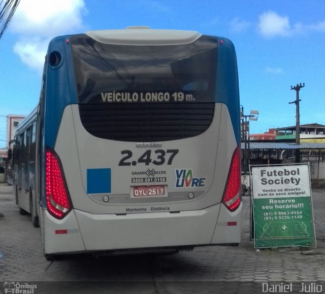 Mobibrasil São Lourenço >>> Mobi-PE 2.437 na cidade de Recife, Pernambuco, Brasil, por Daniel  Julio. Número da foto: #5436420.