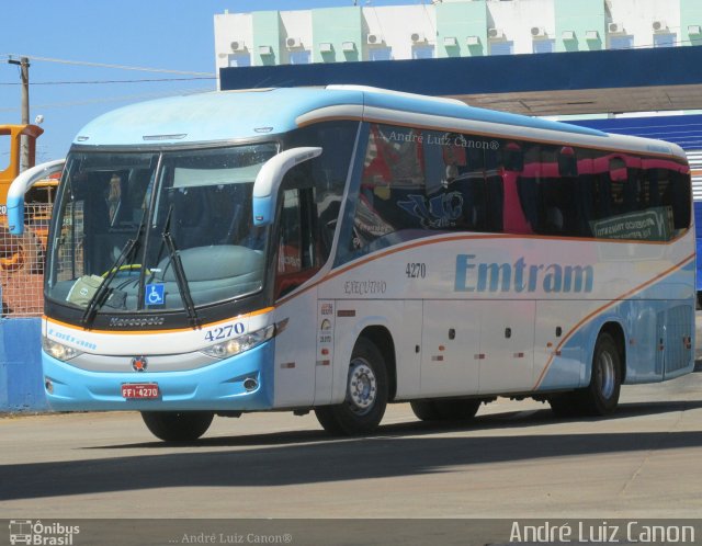 Emtram 4270 na cidade de Goiânia, Goiás, Brasil, por André Luiz Canon. ID da foto: 5435532.