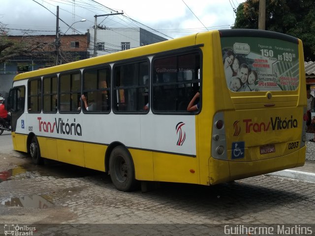 Trans Vitória 0203 na cidade de Santa Rita, Paraíba, Brasil, por Guilherme Martins. Número da foto: #5439217.