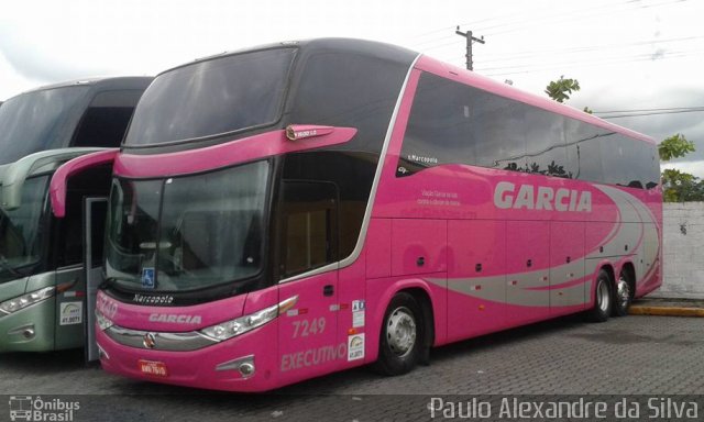 Viação Garcia 7249 na cidade de São Paulo, São Paulo, Brasil, por Paulo Alexandre da Silva. Número da foto: #5439010.