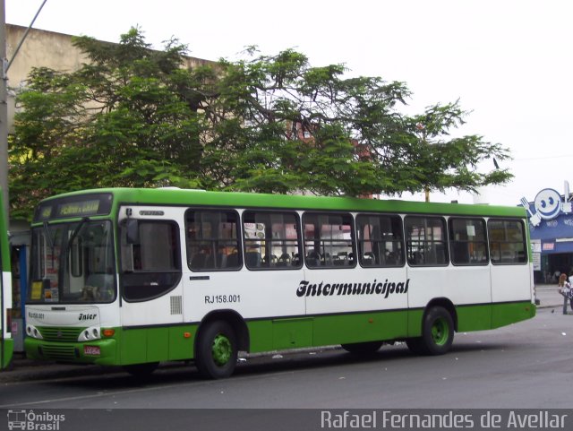 Viação Intermunicipal RJ 158.001 na cidade de Duque de Caxias, Rio de Janeiro, Brasil, por Rafael Fernandes de Avellar. ID da foto: 5437373.