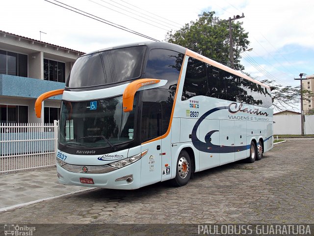 Clautur Viagens e Turismo 2637 na cidade de Guaratuba, Paraná, Brasil, por Paulobuss  Guaratuba. Número da foto: #5439716.