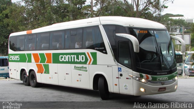 Empresa Gontijo de Transportes 21685 na cidade de Taubaté, São Paulo, Brasil, por Alex Ramos Ribeiro. Número da foto: #5439870.