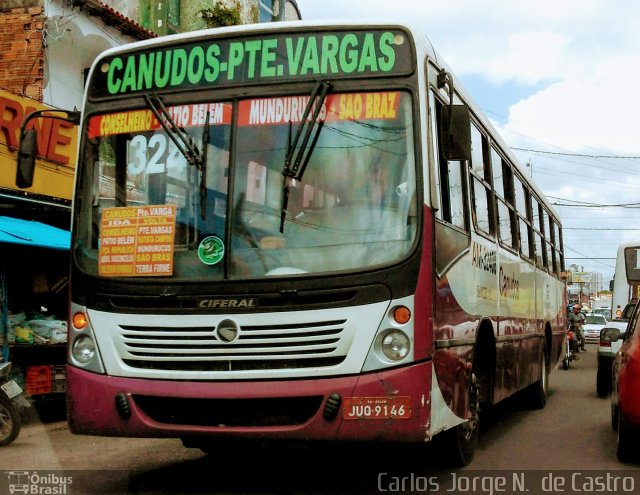 Transportes São Luiz AM-32408 na cidade de Belém, Pará, Brasil, por Carlos Jorge N.  de Castro. Número da foto: #5438568.