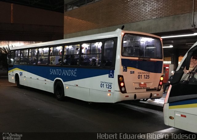Viação Guaianazes 01 125 na cidade de Santo André, São Paulo, Brasil, por Hebert Eduardo Ribeiro Todesco. Número da foto: #5439893.