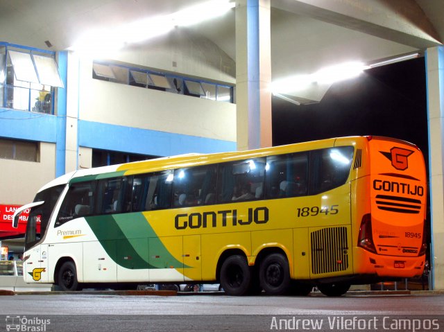Empresa Gontijo de Transportes 18945 na cidade de Montes Claros, Minas Gerais, Brasil, por Andrew Campos. Número da foto: #5439128.