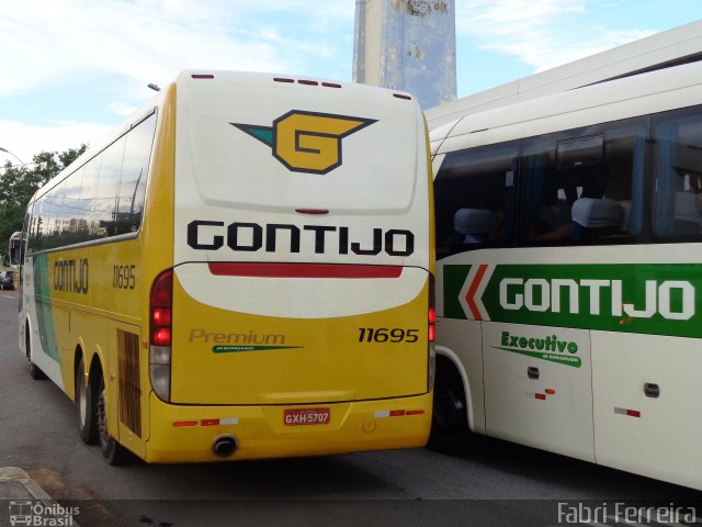 Empresa Gontijo de Transportes 11695 na cidade de Belo Horizonte, Minas Gerais, Brasil, por Fabri Ferreira. ID da foto: 5438972.