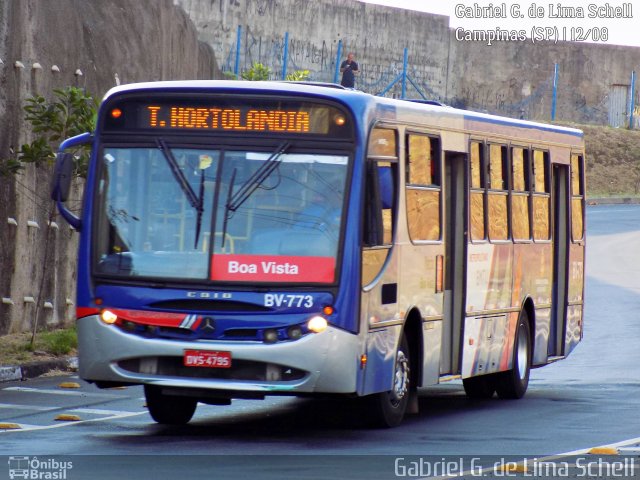Viação Boa Vista BV-773 na cidade de Campinas, São Paulo, Brasil, por Gabriel Giacomin de Lima. Número da foto: #5437992.