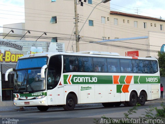 Empresa Gontijo de Transportes 14895 na cidade de Montes Claros, Minas Gerais, Brasil, por Andrew Campos. ID da foto: 5439191.