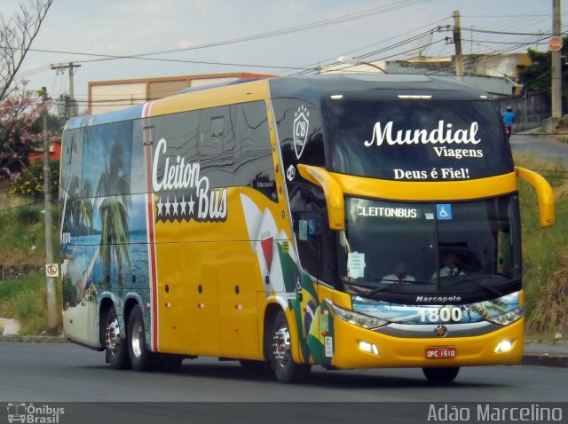 Cleiton Bus Executive 1800 na cidade de Belo Horizonte, Minas Gerais, Brasil, por Adão Raimundo Marcelino. ID da foto: 5439282.