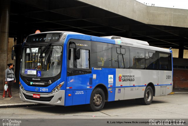 Transcooper > Norte Buss 2 6511 na cidade de São Paulo, São Paulo, Brasil, por Ricardo Luiz. Número da foto: #5439915.