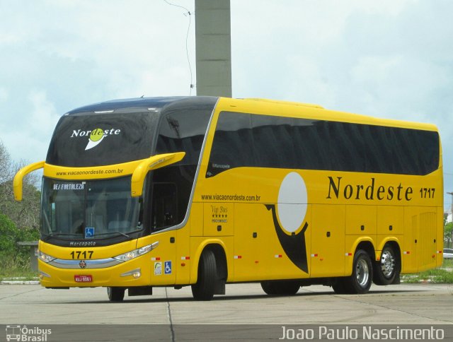 Viação Nordeste 1717 na cidade de Natal, Rio Grande do Norte, Brasil, por Joao Paulo Nascimento Silva. Número da foto: #5441821.