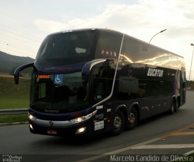 Eucatur - Empresa União Cascavel de Transportes e Turismo 5317 na cidade de Aparecida, São Paulo, Brasil, por Marcelo Candido de Oliveira. ID da foto: 5440531.