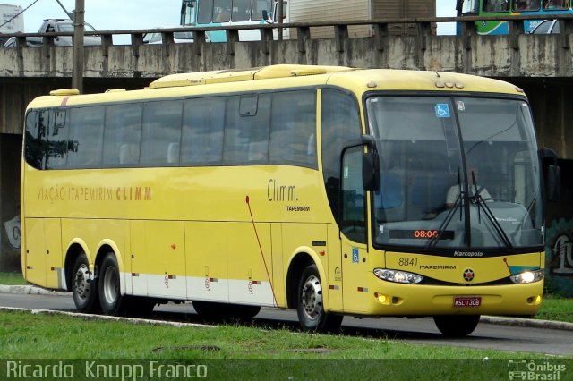 Viação Itapemirim 8841 na cidade de Vitória, Espírito Santo, Brasil, por Ricardo  Knupp Franco. ID da foto: 5440379.