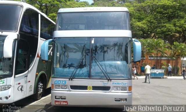 Índio Tur Turismo 0013 na cidade de Aparecida, São Paulo, Brasil, por Guilherme Esteves Peruzzi. Número da foto: #5440576.