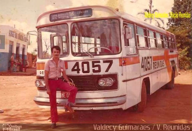 Viação Reunidas 4057 na cidade de Goiânia, Goiás, Brasil, por Carlos Júnior. ID da foto: 5443956.