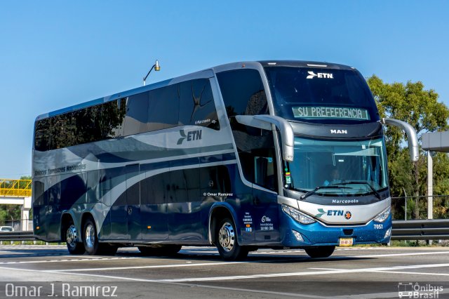 ETN - Enlaces Terrestres Nacionales 7057 na cidade de Huehuetoca, Estado de México, México, por Omar Ramírez Thor2102. Número da foto: #5442880.