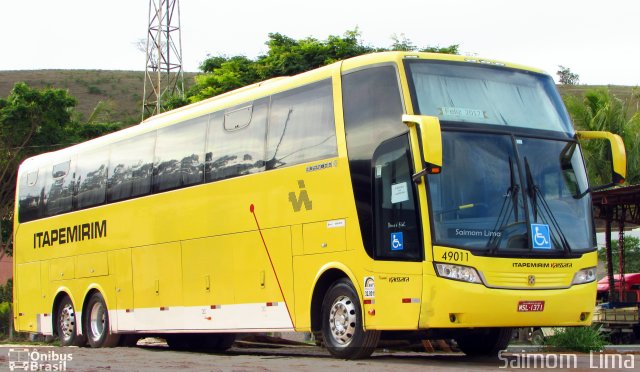 Viação Itapemirim 49011 na cidade de Iúna, Espírito Santo, Brasil, por Saimom  Lima. Número da foto: #5443892.