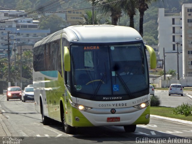Costa Verde Transportes RJ 217.029 na cidade de Angra dos Reis, Rio de Janeiro, Brasil, por Guilherme Antonio. Número da foto: #5443514.