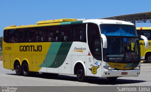 Empresa Gontijo de Transportes 17255 na cidade de Guarapari, Espírito Santo, Brasil, por Saimom  Lima. ID da foto: 5443875.