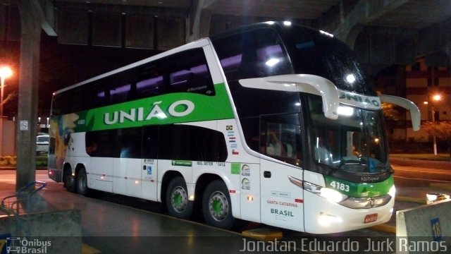 Empresa União de Transportes 4183 na cidade de Blumenau, Santa Catarina, Brasil, por Jonatan Eduardo Jurk Ramos. Número da foto: #5443931.