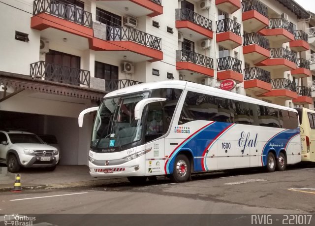 Efal - Expresso Faxinalense Ltda. 1600 na cidade de Piratuba, Santa Catarina, Brasil, por Rodrigo Augusto  Vignaga. Número da foto: #5442925.