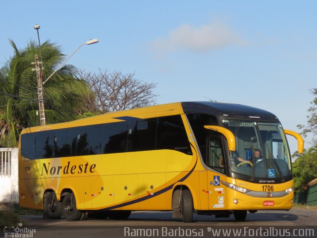 Viação Nordeste 1706 na cidade de Fortaleza, Ceará, Brasil, por Ramon Barbosa do Nascimento. Número da foto: #5443765.