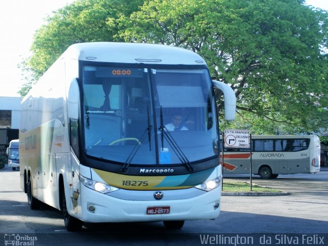 Empresa Gontijo de Transportes 18275 na cidade de Vitória, Espírito Santo, Brasil, por Wellington  da Silva Felix. Número da foto: #5444523.