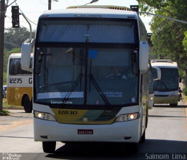 Empresa Gontijo de Transportes 12830 na cidade de Guarapari, Espírito Santo, Brasil, por Saimom  Lima. ID da foto: 5443665.