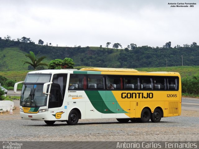 Empresa Gontijo de Transportes 12065 na cidade de João Monlevade, Minas Gerais, Brasil, por Antonio Carlos Fernandes. ID da foto: 5445360.