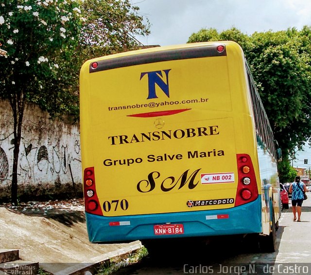 TransNobre 070 na cidade de Belém, Pará, Brasil, por Carlos Jorge N.  de Castro. Número da foto: #5445705.