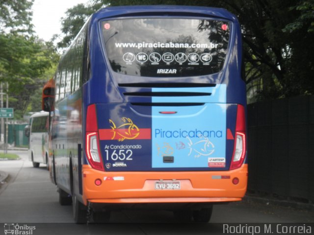 Viação Piracicabana 1652 na cidade de São Paulo, São Paulo, Brasil, por Jonathan  Aguiar Correa. Número da foto: #5447275.
