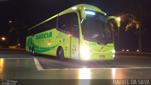 Viação Garcia 7999 na cidade de Londrina, Paraná, Brasil, por RAFAEL DA SILVA. Número da foto: #5445226.