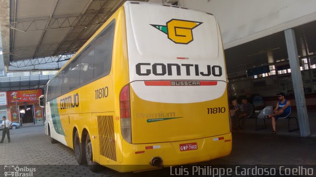 Empresa Gontijo de Transportes 11810 na cidade de Ipatinga, Minas Gerais, Brasil, por Luis Philippe Cardoso Coelho. ID da foto: 5449747.