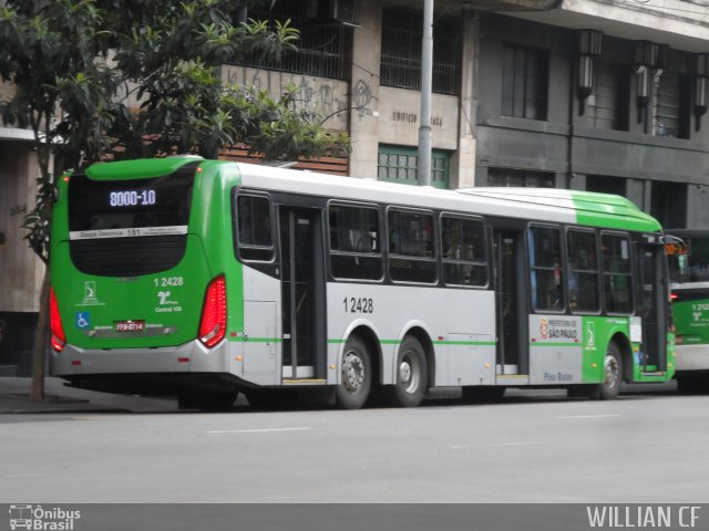 Viação Gato Preto 1 2428 na cidade de São Paulo, São Paulo, Brasil, por Willian Caminha Fonseca. Número da foto: #5448485.