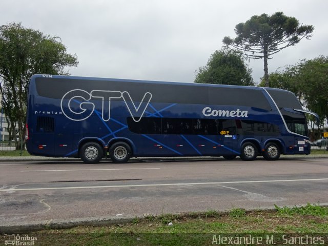 Viação Cometa 17314 na cidade de Curitiba, Paraná, Brasil, por Alexandre M.  Sanches. Número da foto: #5447401.
