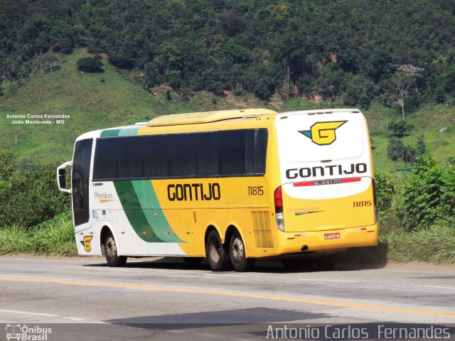 Empresa Gontijo de Transportes 11815 na cidade de João Monlevade, Minas Gerais, Brasil, por Antonio Carlos Fernandes. ID da foto: 5447780.