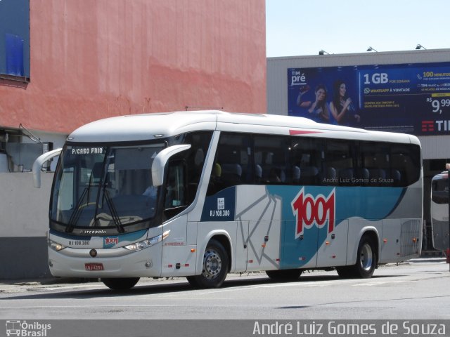 Auto Viação 1001 RJ 108.380 na cidade de Rio de Janeiro, Rio de Janeiro, Brasil, por André Luiz Gomes de Souza. ID da foto: 5448906.