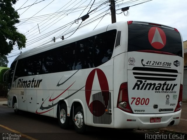 Rimatur Transportes 7800 na cidade de Londrina, Paraná, Brasil, por Rogério César. Número da foto: #5449078.