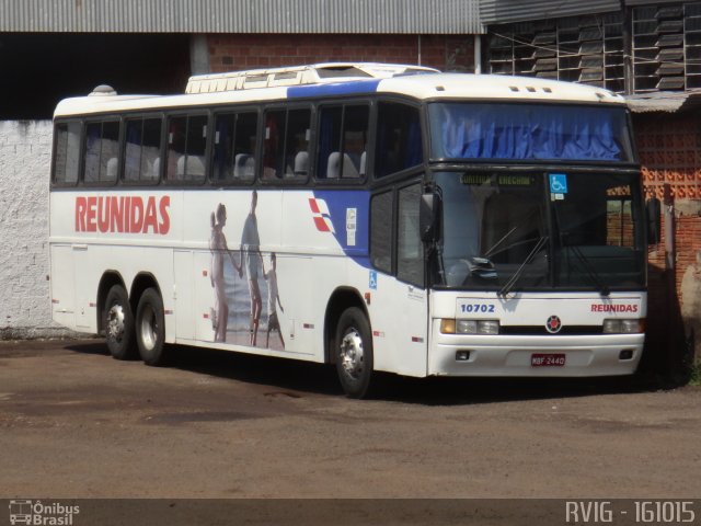 Reunidas Transportes Coletivos 10702 na cidade de Pato Branco, Paraná, Brasil, por Rodrigo Augusto  Vignaga. ID da foto: 5450500.