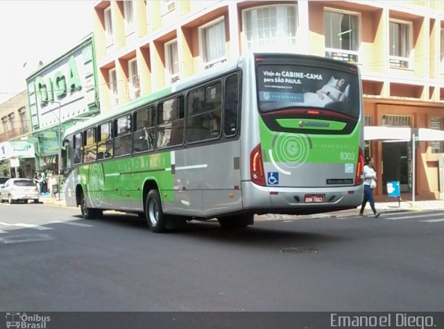 Viação Garcia 8303 na cidade de Apucarana, Paraná, Brasil, por Emanoel Diego.. ID da foto: 5450084.